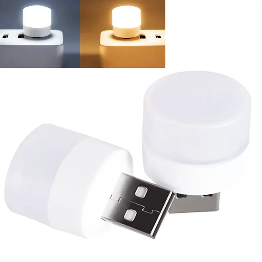 

USB LED Light Mini Usb Eye Protection Reading Light Computer Reading Lamp Mobile Power Charging Book Lamps LED Night Light