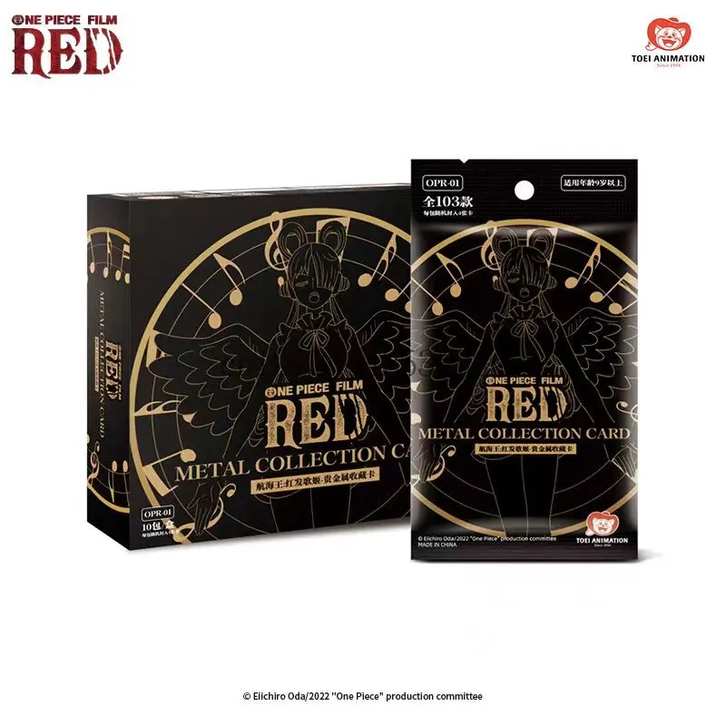 Genuine One Piece Red Haired Songstress Precious Metal Collection Card Luffy Cp Pure Gold Silver King Card Bag Anime Toys Gifts view 3