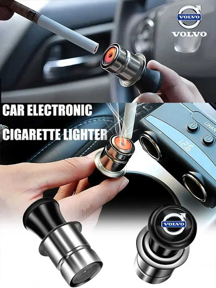 Pour Volvo RDESIGN XC60 XC90 S60 S80 S60L V40 V60 12V universel voiture allume-cigare avant Portable accessoire