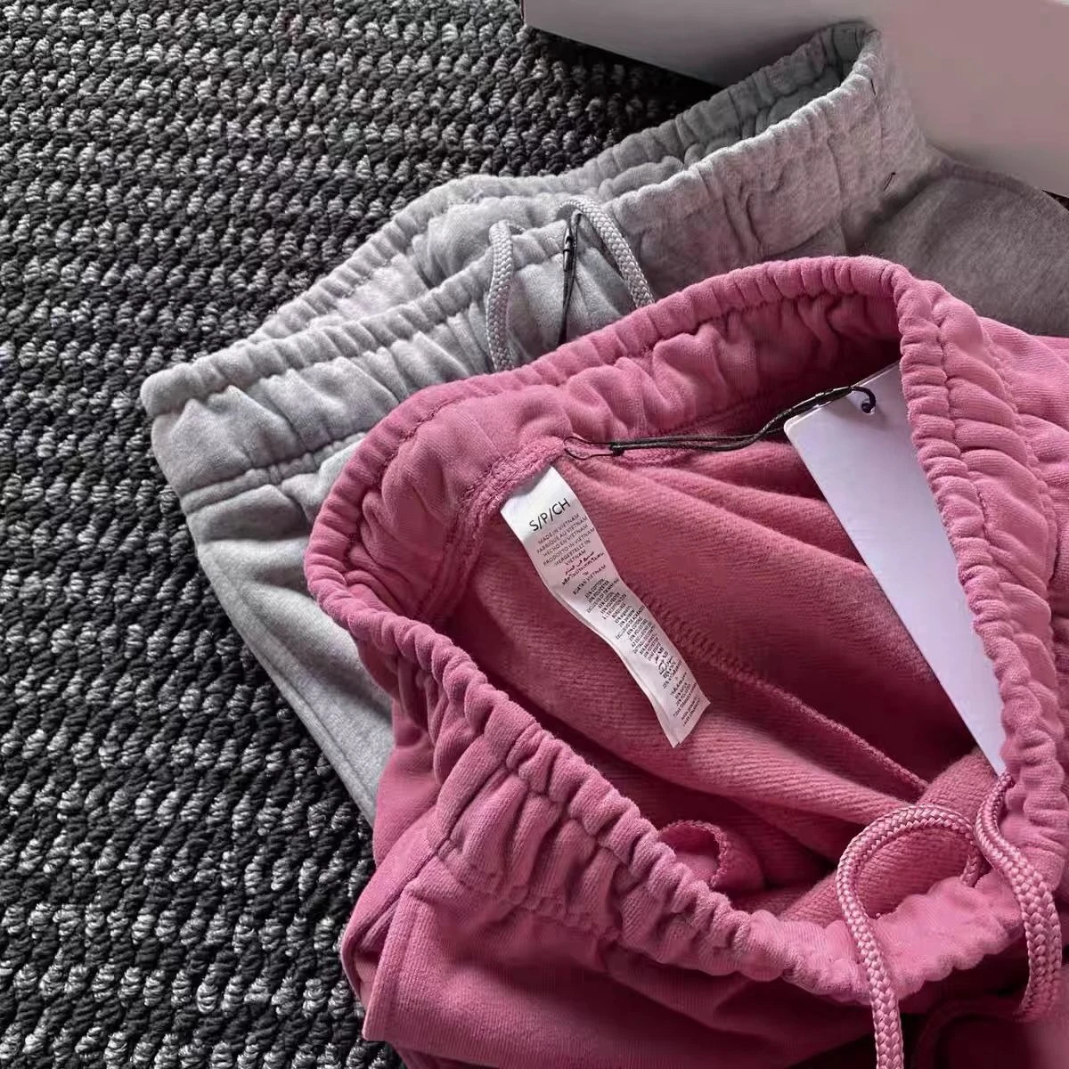 al Высококачественные мужские и женские общие продвинутые брюки-ведра Широкие повседневные свободные прямые брюки Модные спортивные штаны