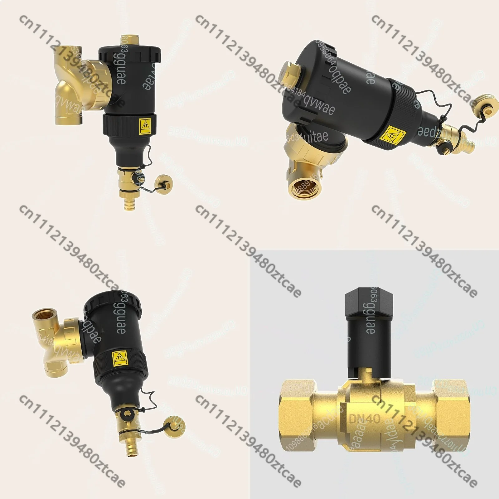 

Wall Mounted Boiler Magnetic Filter for Floor Heating System