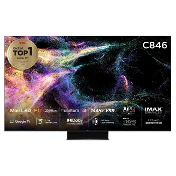 TCL 4K Mini LED 안드로이드11 TV 75C846 191cm · 75인치 · 방문설치