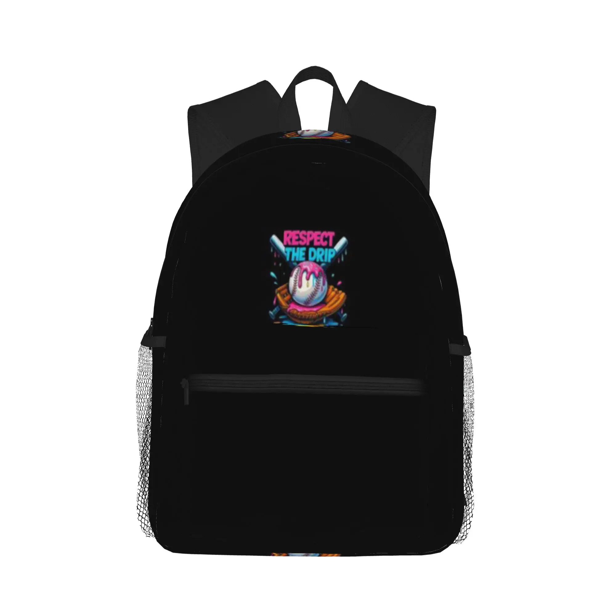 

Cool Sport Baseball Home Plate Drip With Sprinkles Drip Casual Backpack for Students and Adults Backpacks
