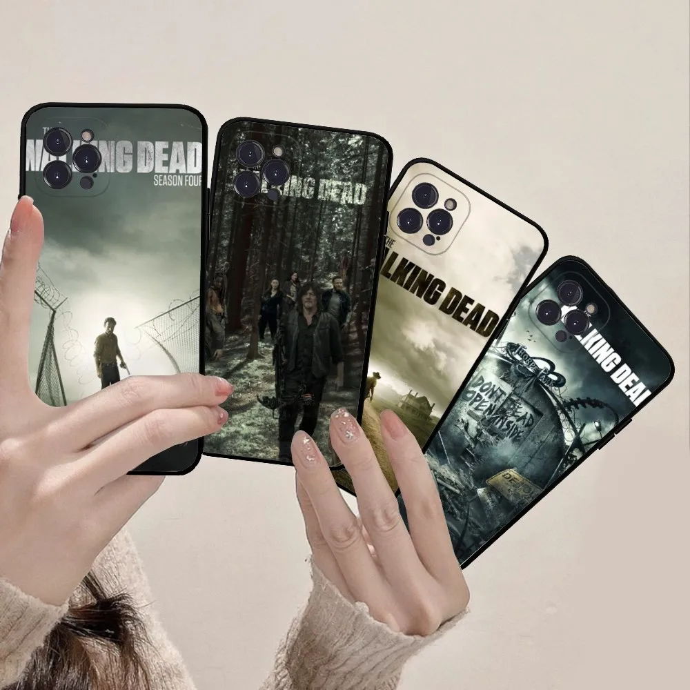 T-The W-Walking D-Dead Phone Case For IPhone 16 15 14 11 12 13 Mini Pro XS Max Cover 6 7 8 Plus X Funda Shell