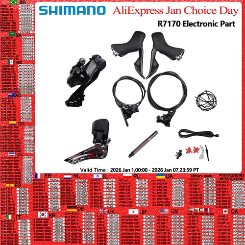 Shimano 105 R7170 grupo de piezas electrónicas FD R7150 2x12s RD-R7150 batería DN300 bicicleta de carretera Di2 R7170 L05A K05S juego pequeño