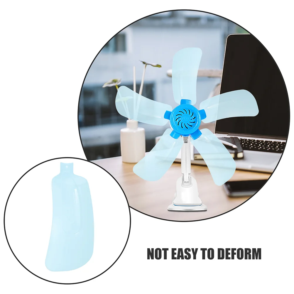 10 Pcs Small Ceiling Fan Blades Floor Plastic Replacement for Table Wall Repair Part Household Portable