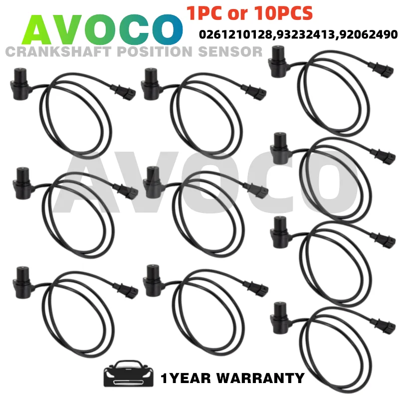 Sensor de posición del cigüeñal, 1 unidad/10 unidades, 0261210128 S101918001Z para Chevrolet Astra Blazer S10 Vectra 2,0 2,2 2,4 93232413 92062490