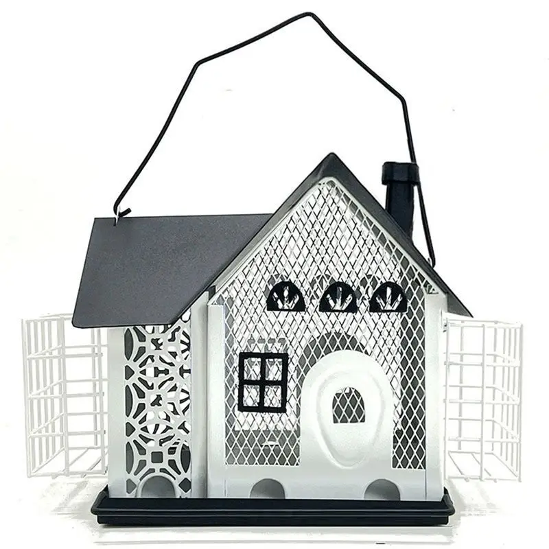 

ABAH-Hummingbird Feeder Birdhouse - Автоматическая двойная металлическая кормушка для птиц для улицы