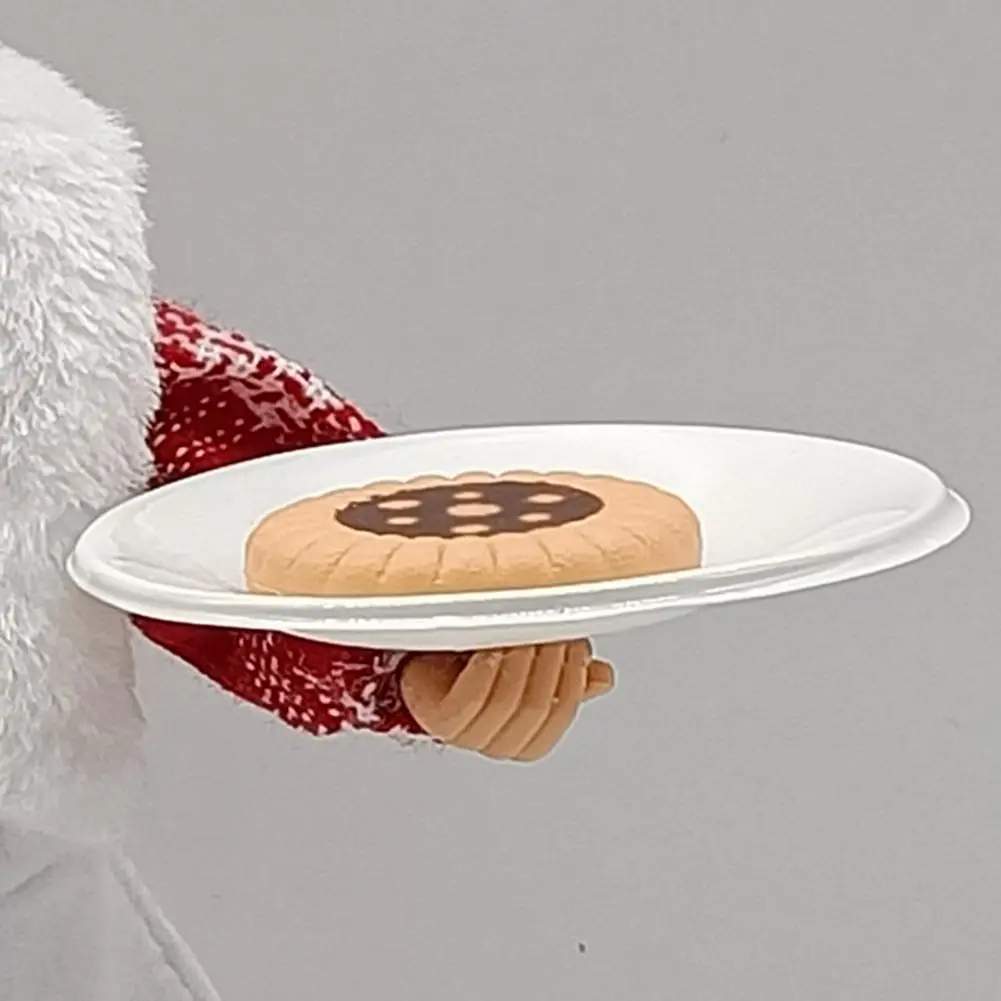 عيد الميلاد سانتا كلوز تمثال ، زخرفة دائمة ، تعبيرات الوجه ، الشيف رائعتين ، حية ، عطلة