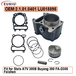 Top Engine Rebuild Kit Cylinder Piston Kit for Stels ATV 300B Buyang 300 FA-D300 Feishen Chironex 2.1.01.0401 LU018895