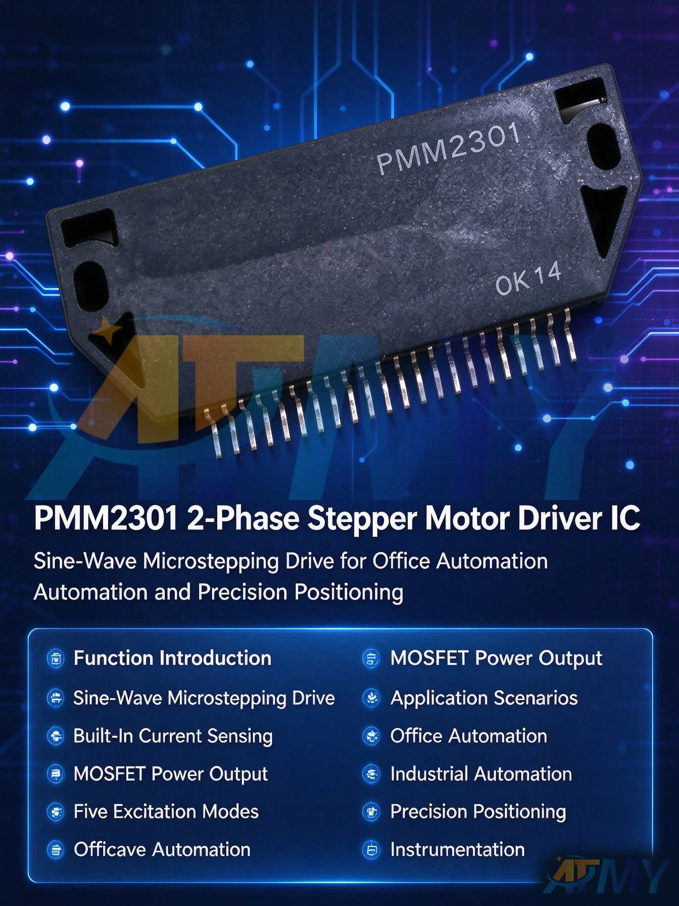 MM3501 PMM5306 PMM5304B PMM5303 PMM5301 PMM2301 PMM5310 PMM5310B Driver module IC