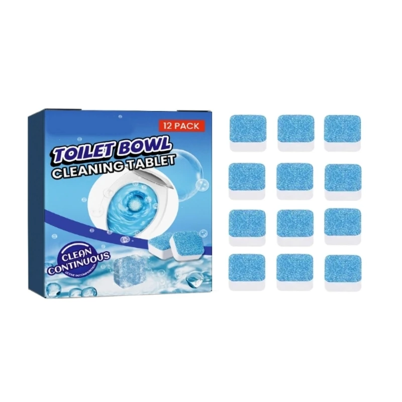 Toilet Bowl Cleaner Tablets for Descaling Long Lasting Tablets Deodorize Dropship