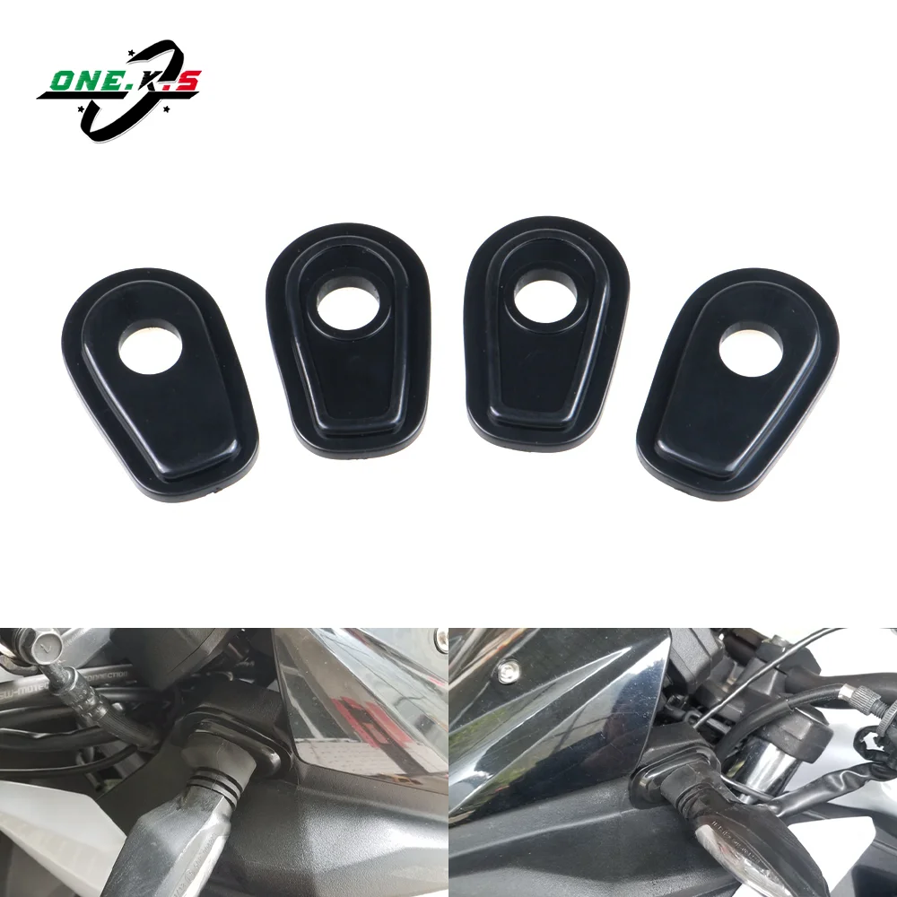 

Motorcycle Steering Lights Gasket Base For KAWASAKI Z400 Z800 Ninja400 Z900 VUICAN650S Z1000 Turn Signals Indicator Adapter Pad
