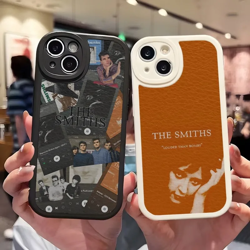 THE SMITHS Rock Ban Phone Case For Apple Iphone 12 Pro Max 11 14 13 Mini X Xr Xs 7 6 8 Puls Se Lambskin Silicone Cover