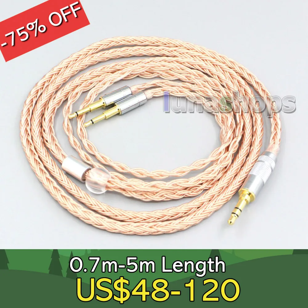 

16 Core 99% 7N OCC Earphone Cable For Abyss Diana Acoustic Research AR-H1 Advanced Alpha GT-R Zenith PMx2 LN006759