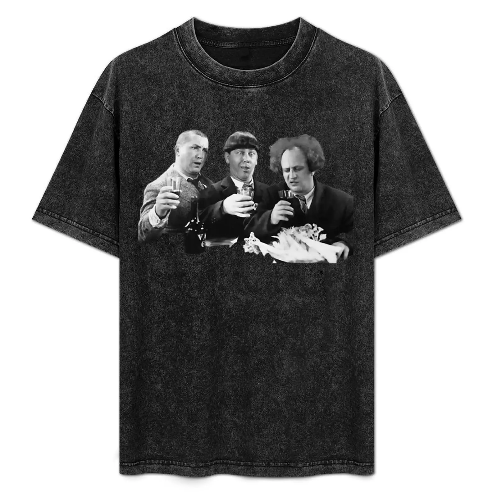 

Thé Thréé Movie Stòògés (1) T-Shirt Simple Solid Color Crew Neck Tee