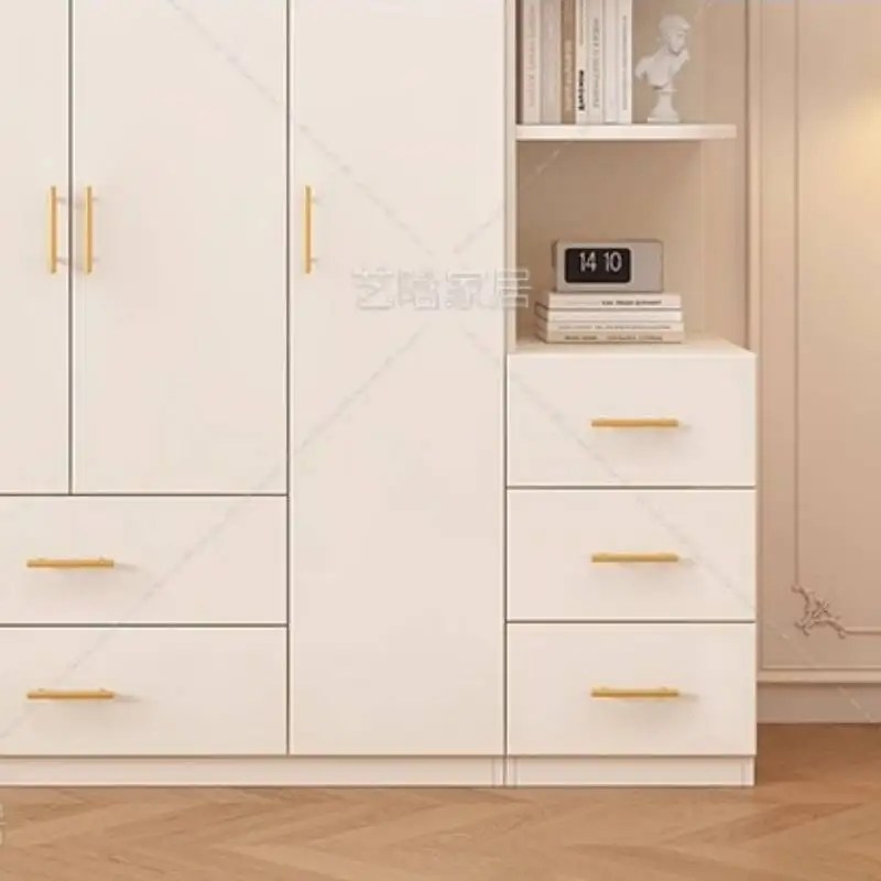 Railings Vintage Wardrobes Adults Hanging Wood Drawers Lounges Wardrobes Cupboard Dressing Armoire Armario De Ropa Furniture