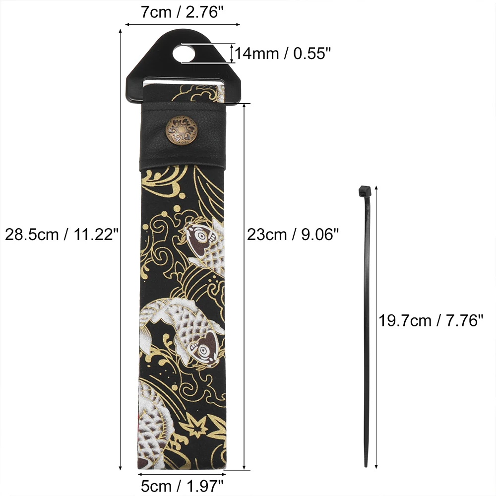 Racing Style Tow Strap, Universal Competition Tow Bar, Nylon Car Tow Rope Hook, Front Bumper Decorative Streamer