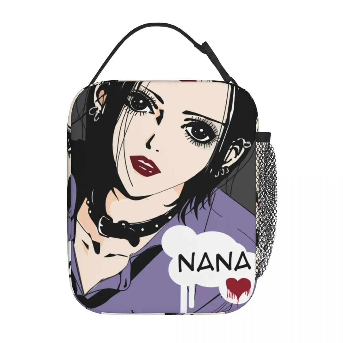

Manga Nana Osaki Anime Insulated Lunch Bag Portable Meal Container Thermal Bag Tote Lunch Box College Outdoor Girl Boy