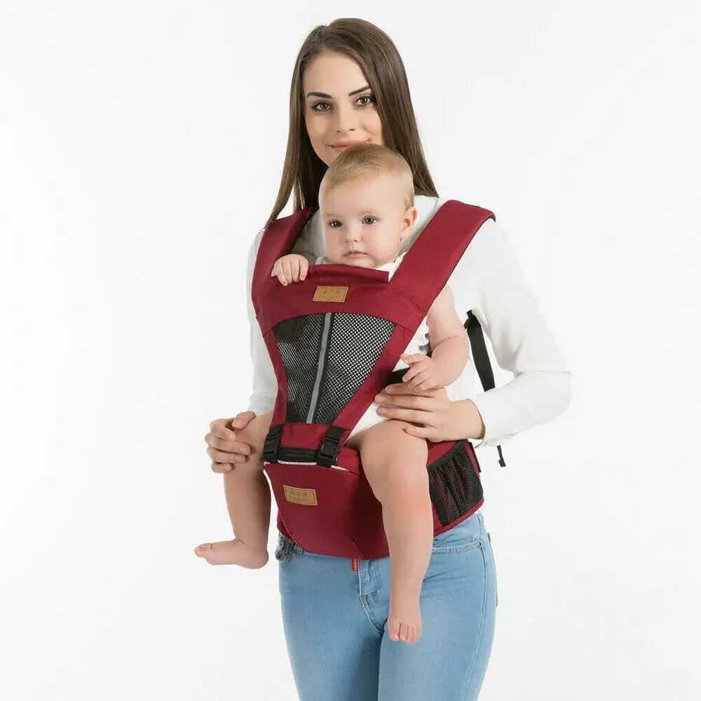 Newborn Baby Carrier Kangaroo Toddler Sling Wrap Portable Infant Hipseat Soft Breathable Adjustable Hip Seat 0-36 Months
