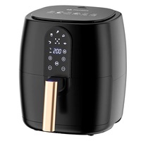 2023 New kitchen use  Multi function 6L 1350W Air fryer with touch screen over auto shut off