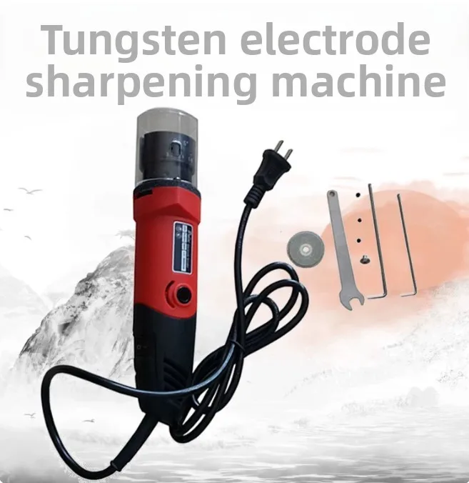 2025 Handheld Tungsten Electrode Grinder 1.0-4.0mm, TIG Welding Sharpener with Grinding Disc