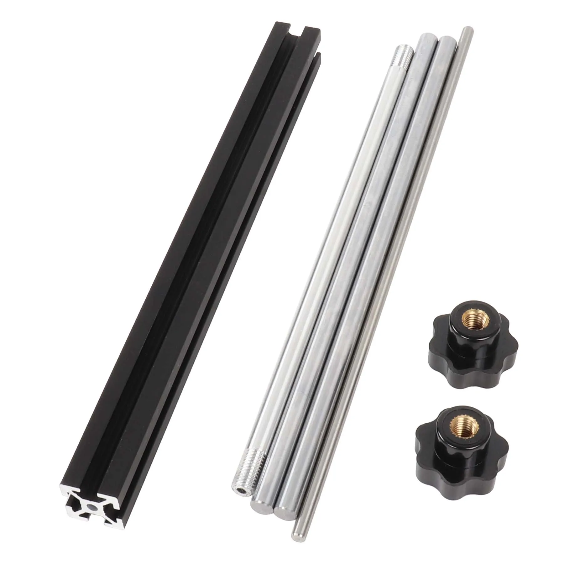 Blurolls ERCF V2 2020 T-Slot Extrusion 8mm Smooth Rods D-cut 5mm Shaft Axle_8_Double_Thread Knurl For Voron Ratrig 3d Klipper