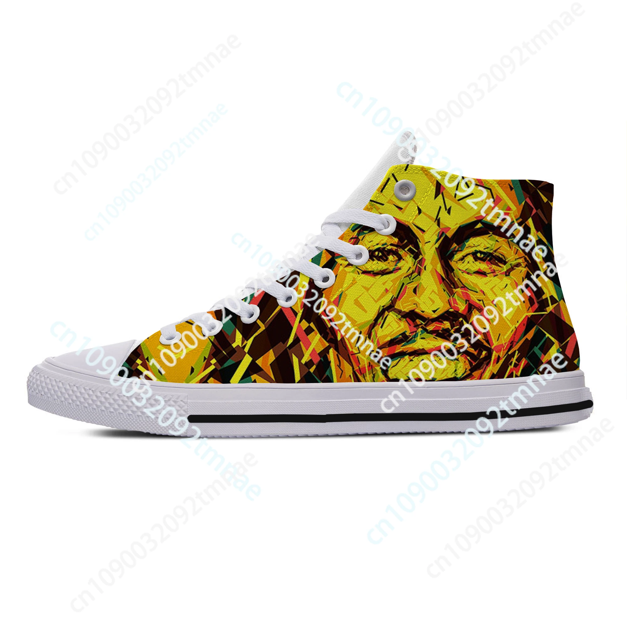 

Latest Fashion Bob Marley Casual Shoes Men Women High Quality Harajuku Bob Marley Custom Shoes Lightweight High Top Board Shoes