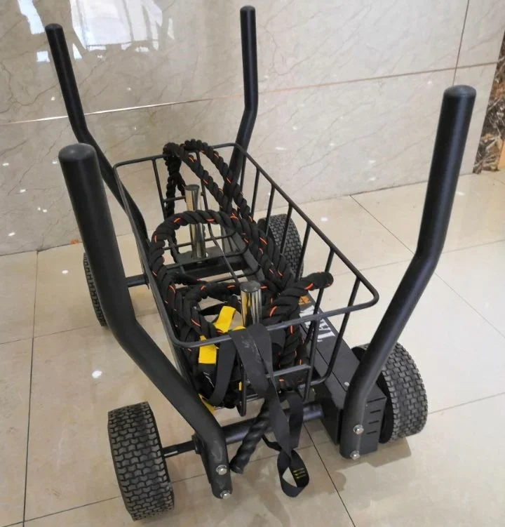 Factory Commercial Good Quality Gym Equipment Tank Exercise Push Pull Workout Tank Sled With Wheels Variable Magnetic Tank Car