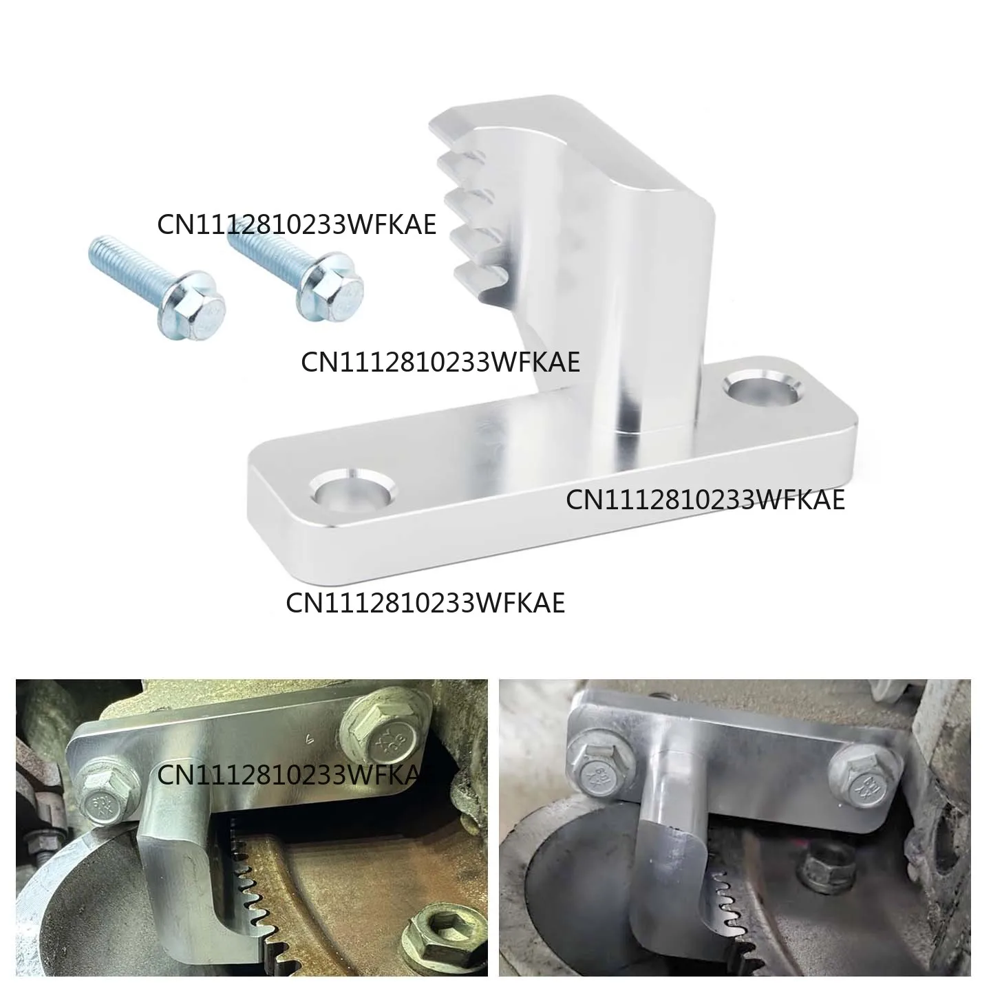 Billet Aluminum LS LT Flywheel Locking Tool Crank Flexplate Holder for GM LS Series Harmonic Balancer Install Removal Tool