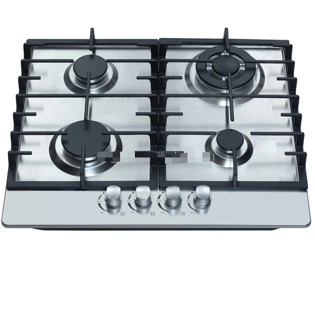 kitchen appliance 4 burner cooktops a gas blue flame built in gas stove