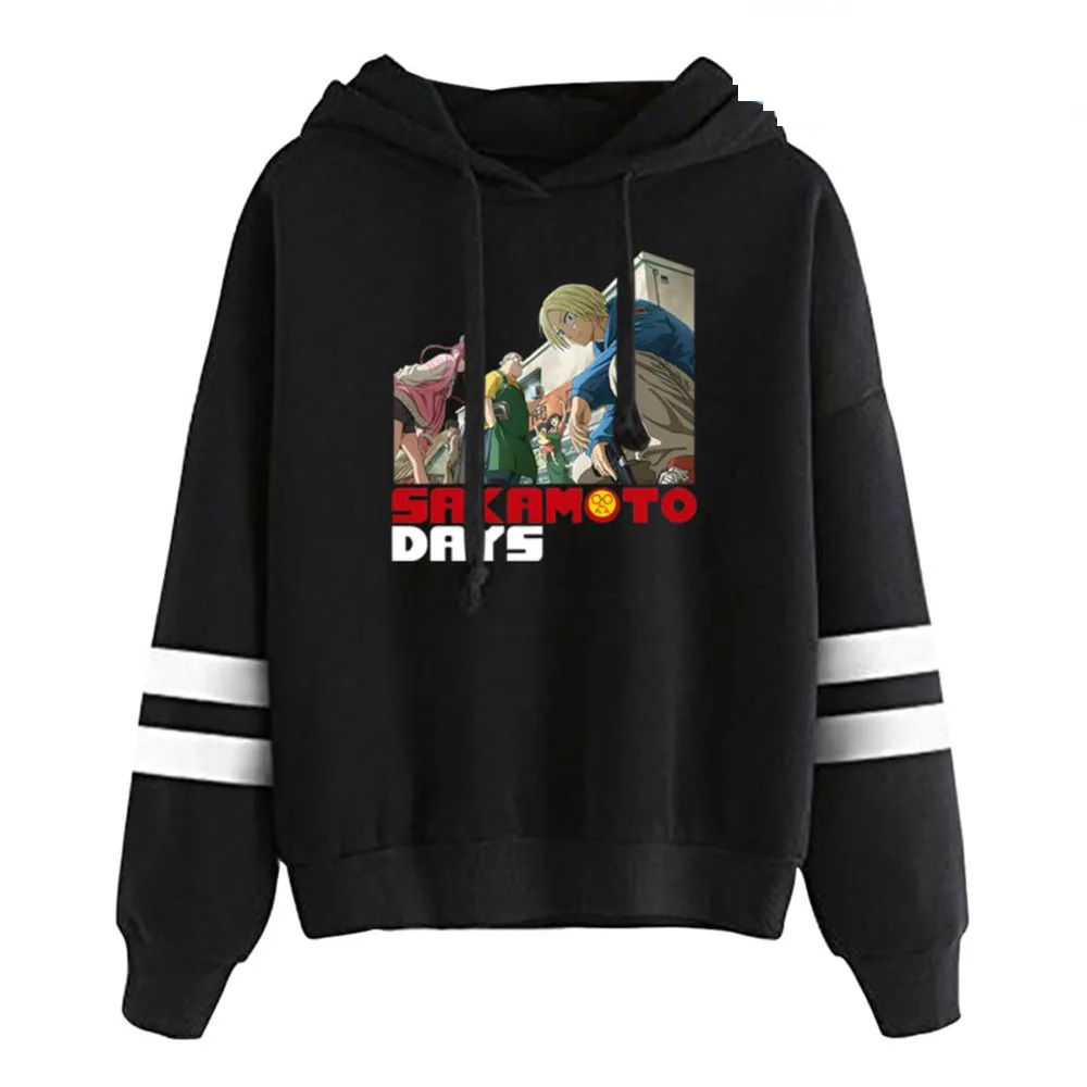

Sakamoto Days hooded men's and women's long sleeved pullover top fashionable Sweatshirts streetwear