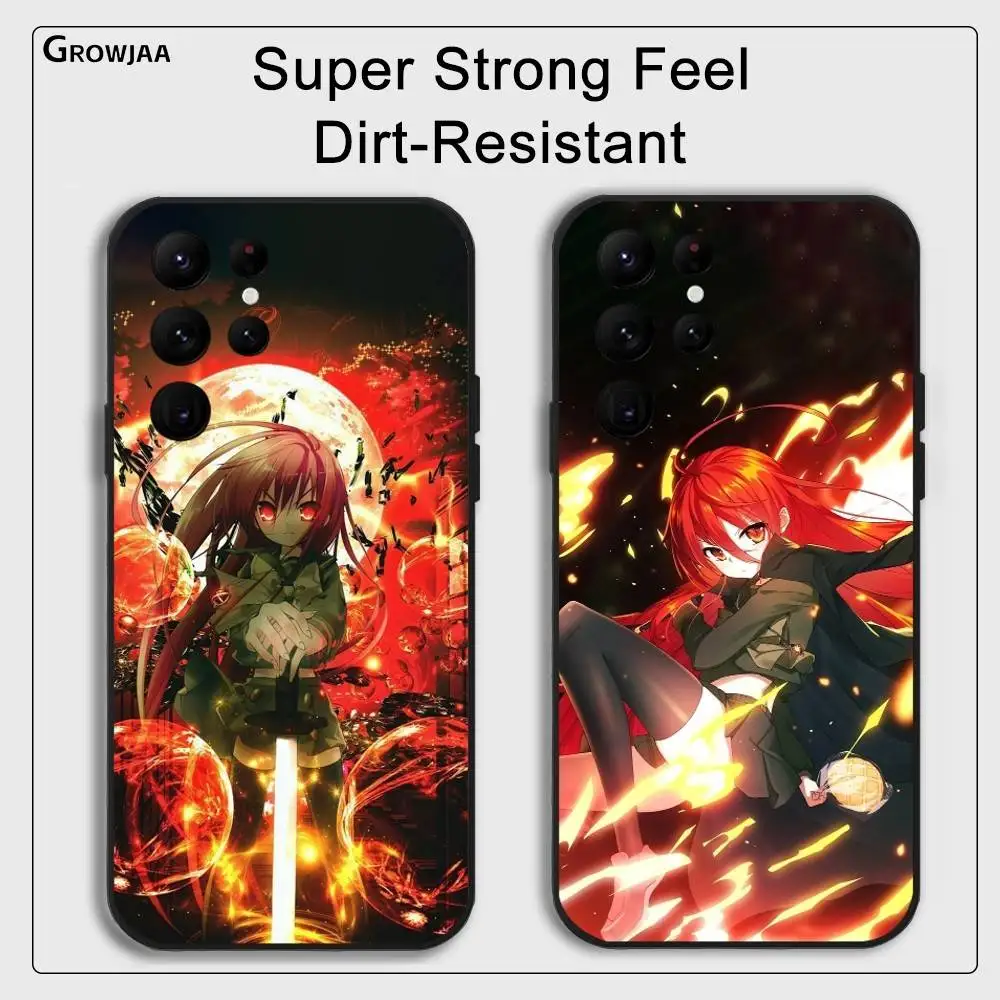 

Cool S-Shakugan No Shana Phone Case For Samsung Galaxy S24 Ultra S22 S23 Ultra S21 S20 5G Protective Silicone TPU Soft Funda