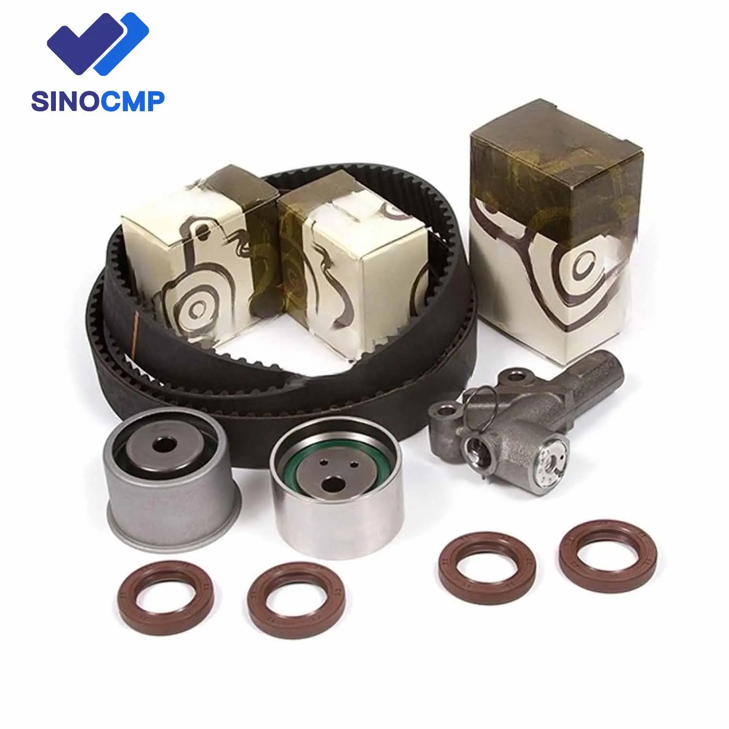 

G6CU 24312-39800 24810-39810 24450-35530 24410-39001 Timing Belt Kit For 02-06 Hyundai XG350 Santa Fe Kia 3.5L