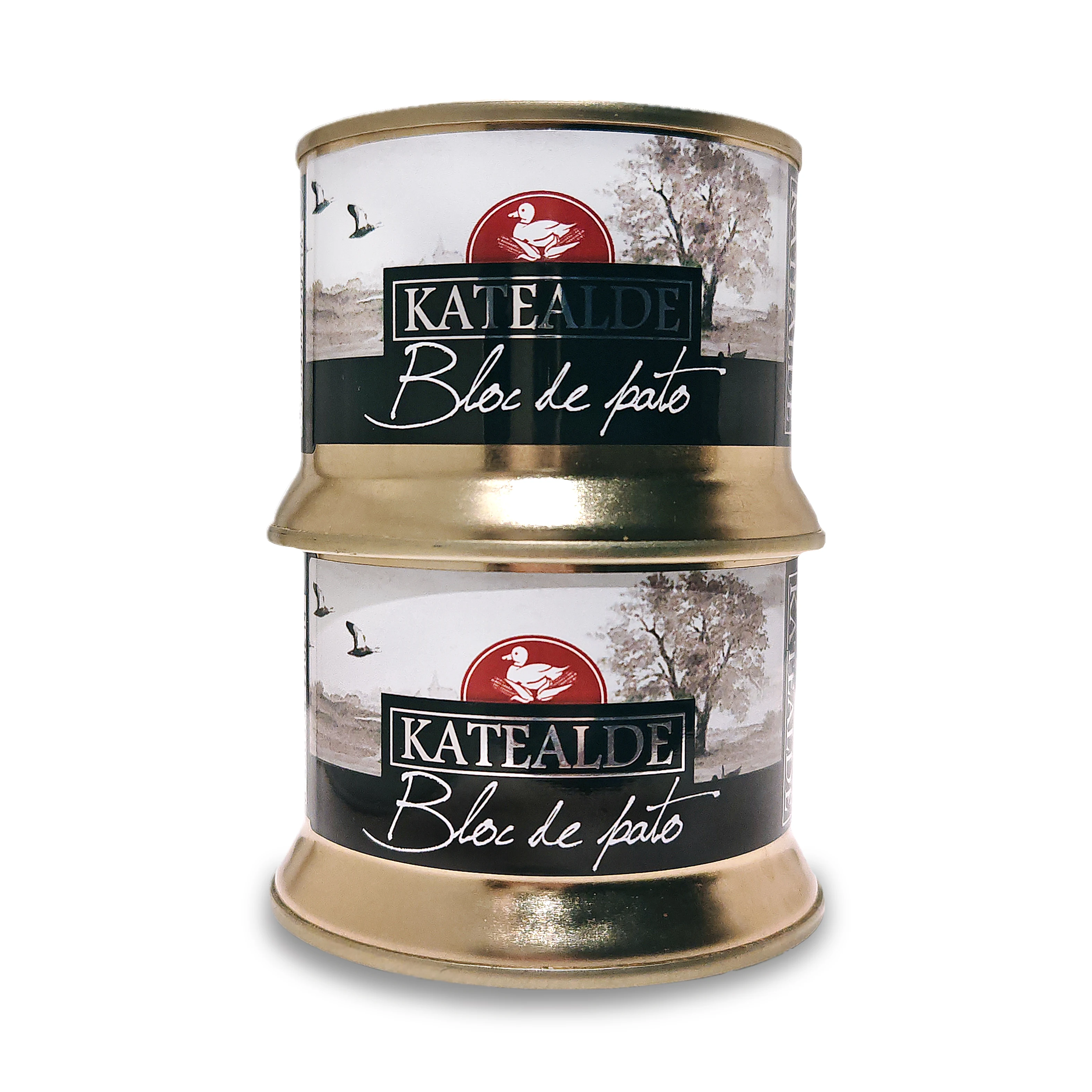 Katealde duck foie gras block (pack of 2 units of 130g)