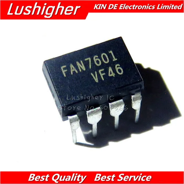 5pcs FAN7601 DIP8 7601 DIP