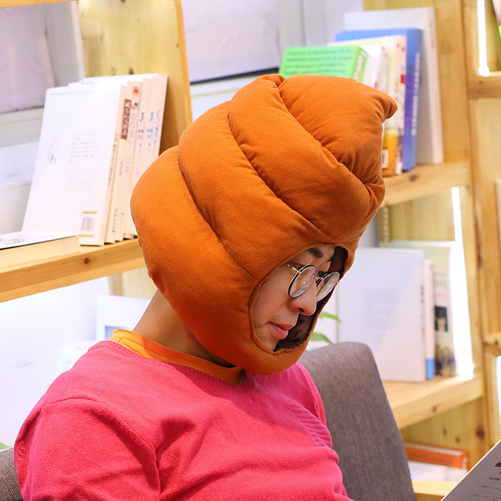 قبعة مريحة من القطيفة المضحكة للنساء والفتيات، دعائم صور لغطاء الرأس لحفلات عيد الميلاد والعطلات