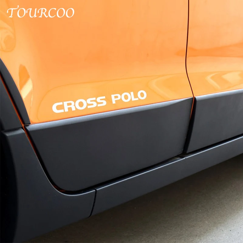 

For Volkswagen VW Polo CROSS POLO Reflective Stickers Personalized Car Stickers Modified Accessories