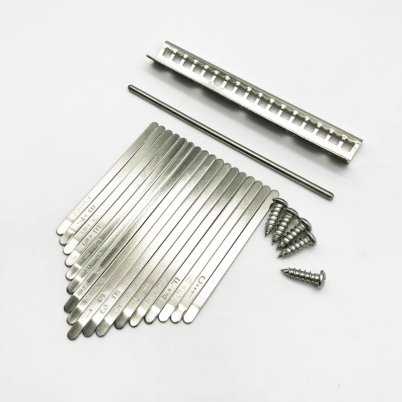 8 17 21 Tasten Kalimba Zubehör Tasten Zinken Daumenklavier Brücke Ersatzteile Selbstgemachte Musikinstrumente Kalimba – Detail 7