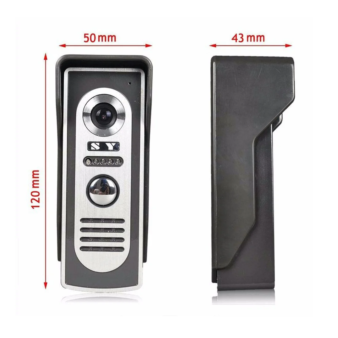 SmartYIBA 7" Tuya WiFi Video Doorbell APP Remote Unlock IP Video Intercom Building Door Phone For Security Protection