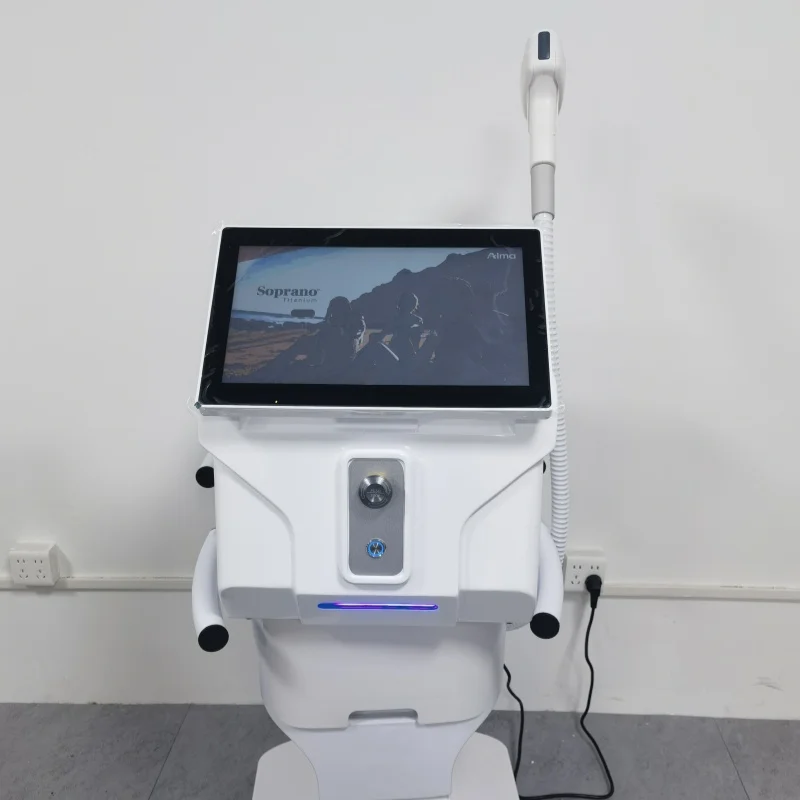 4 موجات 2025 سوبرانو ديود الجليد التيتانيوم 808nm الليزر الجسم المهنية آلة إزالة الشعر 808nm الكسندريت جهاز 4000 واط