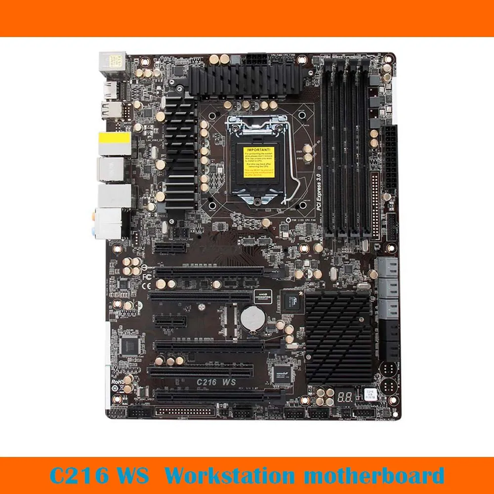 Используется для материнской платы рабочей станции ASRock C216 WS LGA1155 Pin DDR3