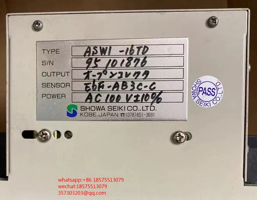 Per Showa Seiki ASW1-16TD Controller originale autentico usato 1 pezzo