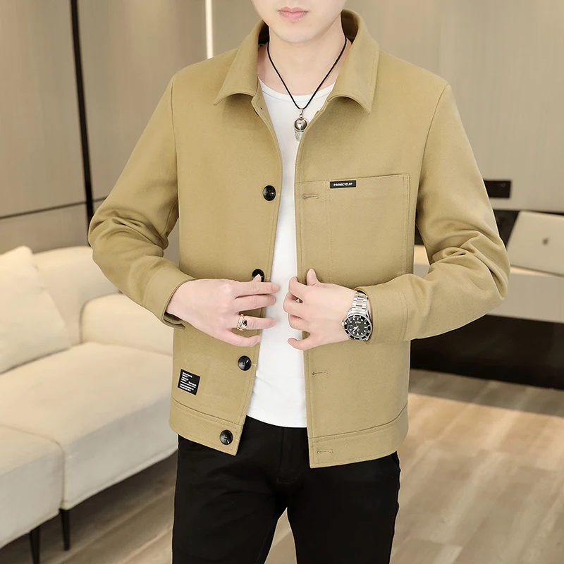 Men's Clothing Casual Coats Men's Blazers Jackets Male Windbreaker Outerwear Men's Fashion Leisure Menswear Elegant Camping