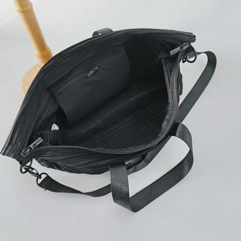 miyake-pleat-fashion-casual-large-capacity-square-bag-2026new-sports-bag-leisure-storage-pouch-adjustable-portable-crossbody-bag