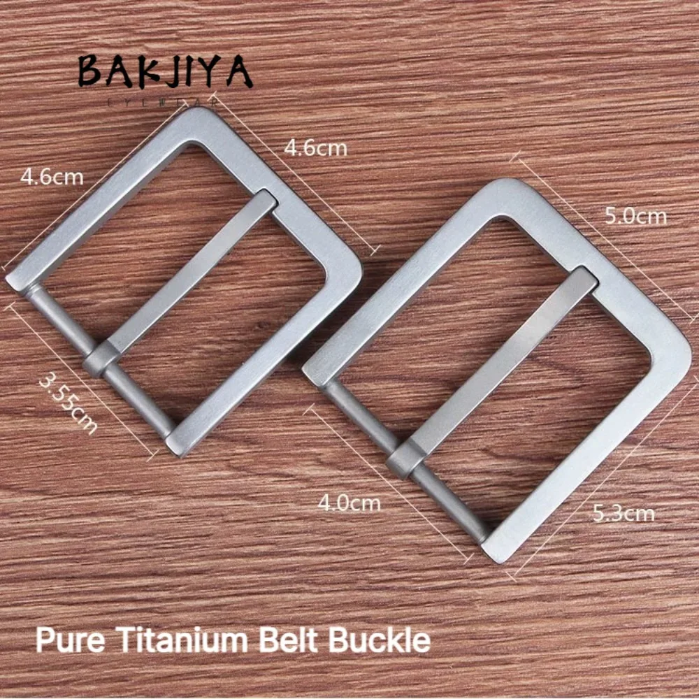 2026 Pure Titanium Belt Buckle Head 35mm/38mm Pin Buckle Men Titanium Rustproof Anti-allergy Leather Canvas Waist Band Accessory