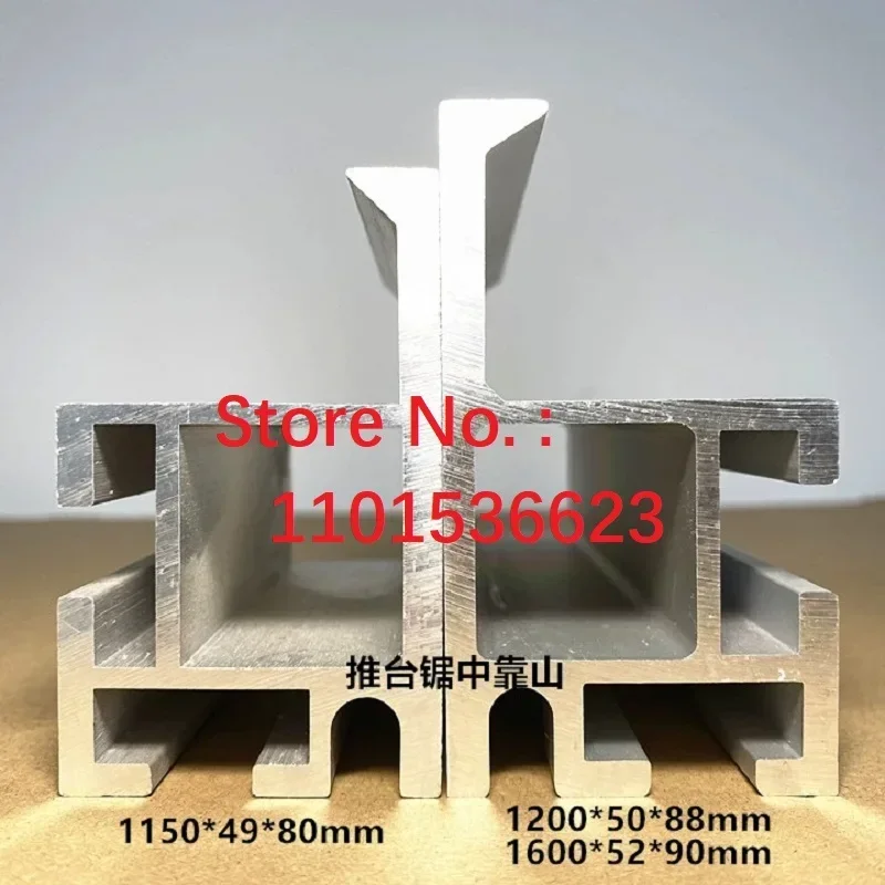 Precision Sliding Table Saw Panel Saw Ruler Profiling Seat Backing Woodworking Machinery Parts Aluminum Profile Hard Thic