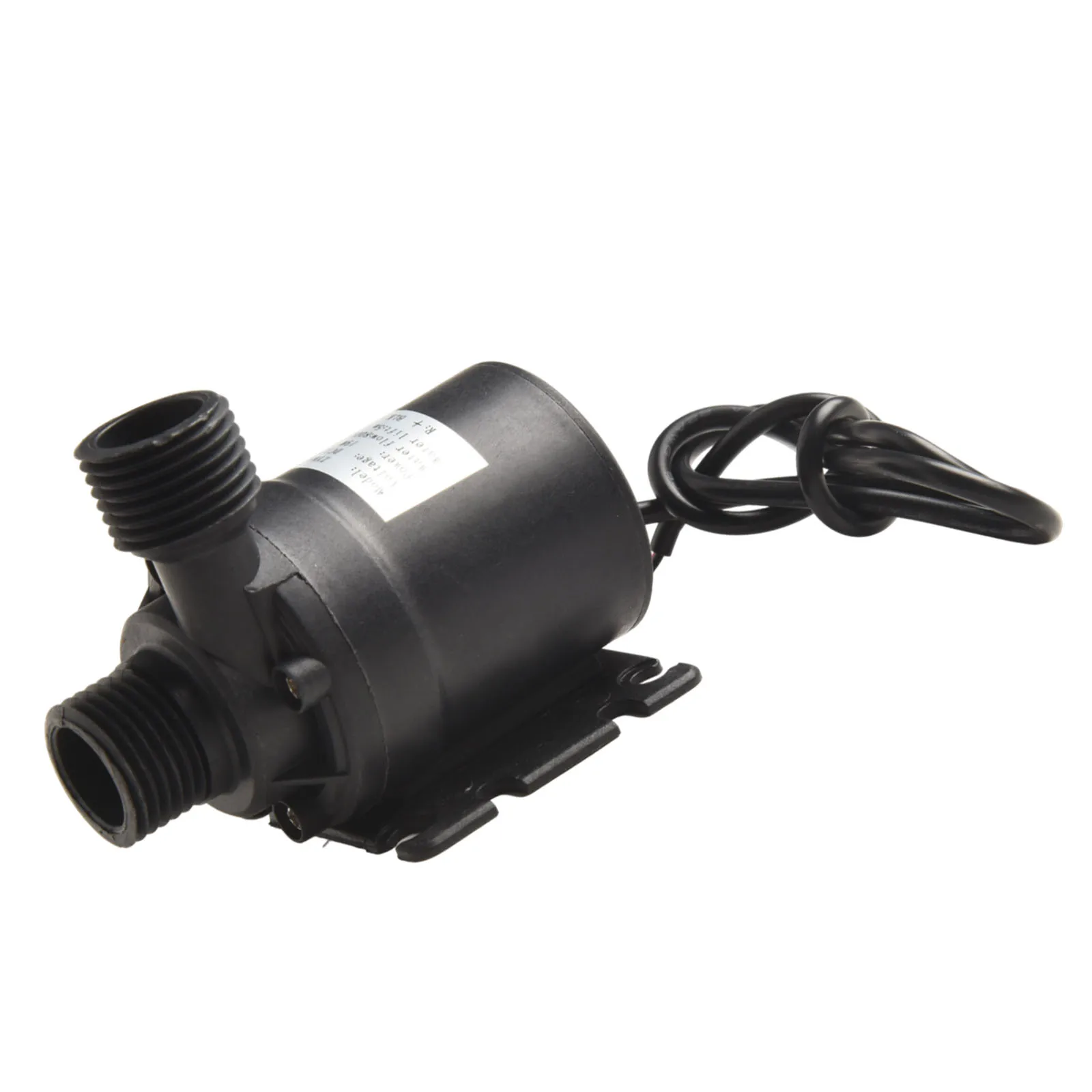 Ultra-Quiet DC 12V 5M 240L/H แบบพกพามอเตอร์ไร้แปรง Ultra-Quiet Submersible Water Pump สําหรับระบบทําความเย็นน้ําพุเครื่องทําความร้อน