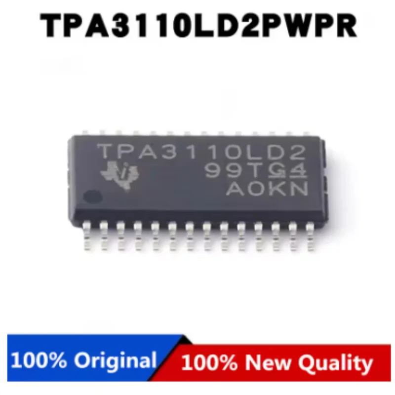 10PCS TPA3138D2PWPR TPA3113D2PWPR TPA3110D2PWPR TPA3110LD2PWPR Class D Audio Power Amplifier HTSSOP-32 Stereo Speaker Drive