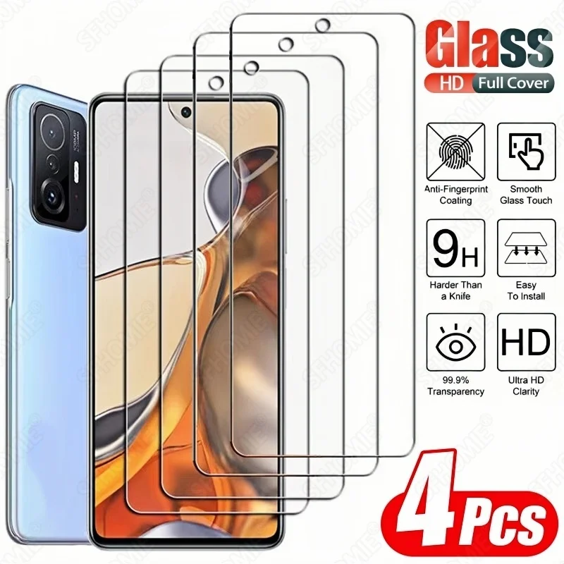 

Защитная пленка из закаленного стекла для Xiaomi Redmi 10, 10A, 10C, 12, 12C, 13, 13C, 14, 14C, Note 10, 11, 12, 13 Pro, 4 шт.